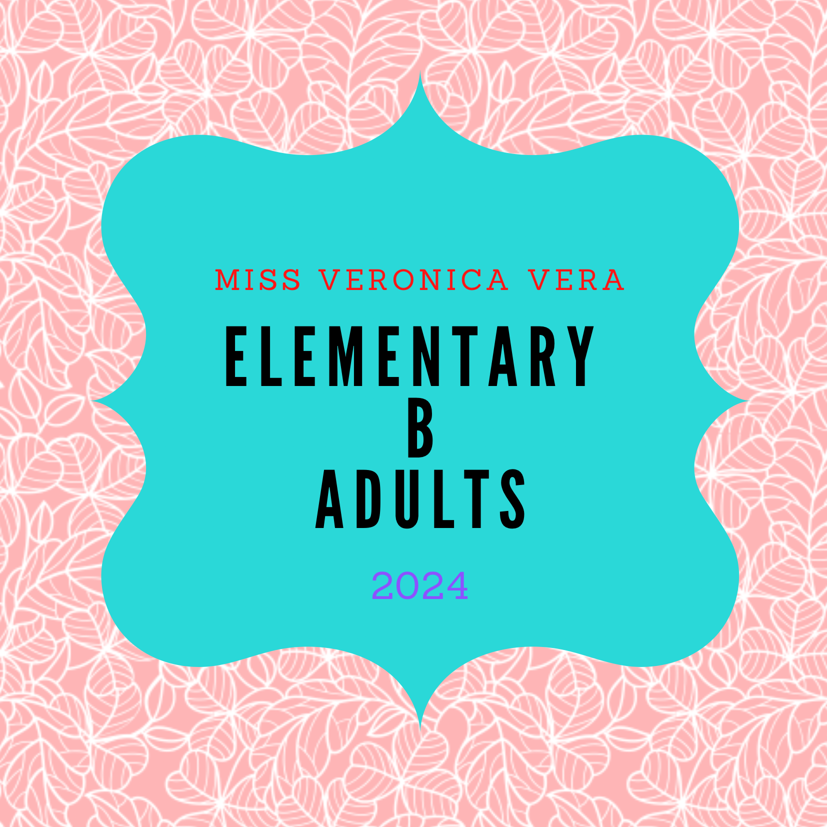 Elementary B  Adults