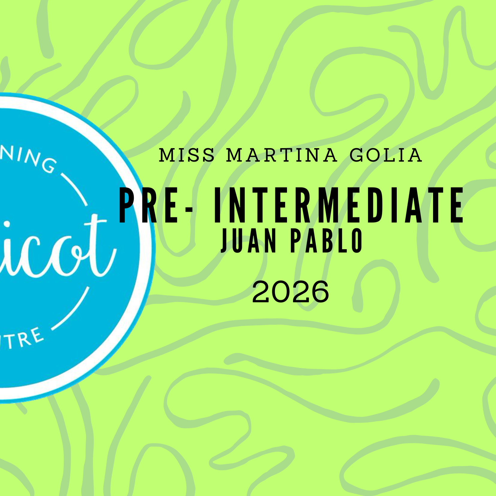 Pre intermediate Juan Pablo