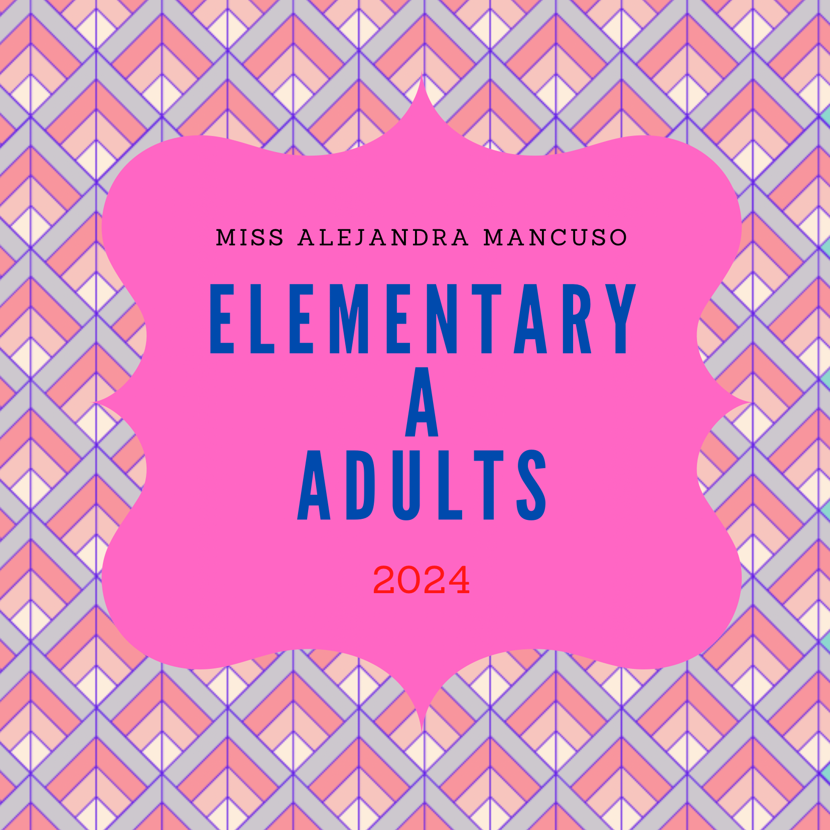 Elementary  A Adults